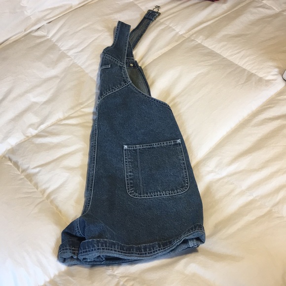 Denim overalls. Worn once. - Picture 2 of 5